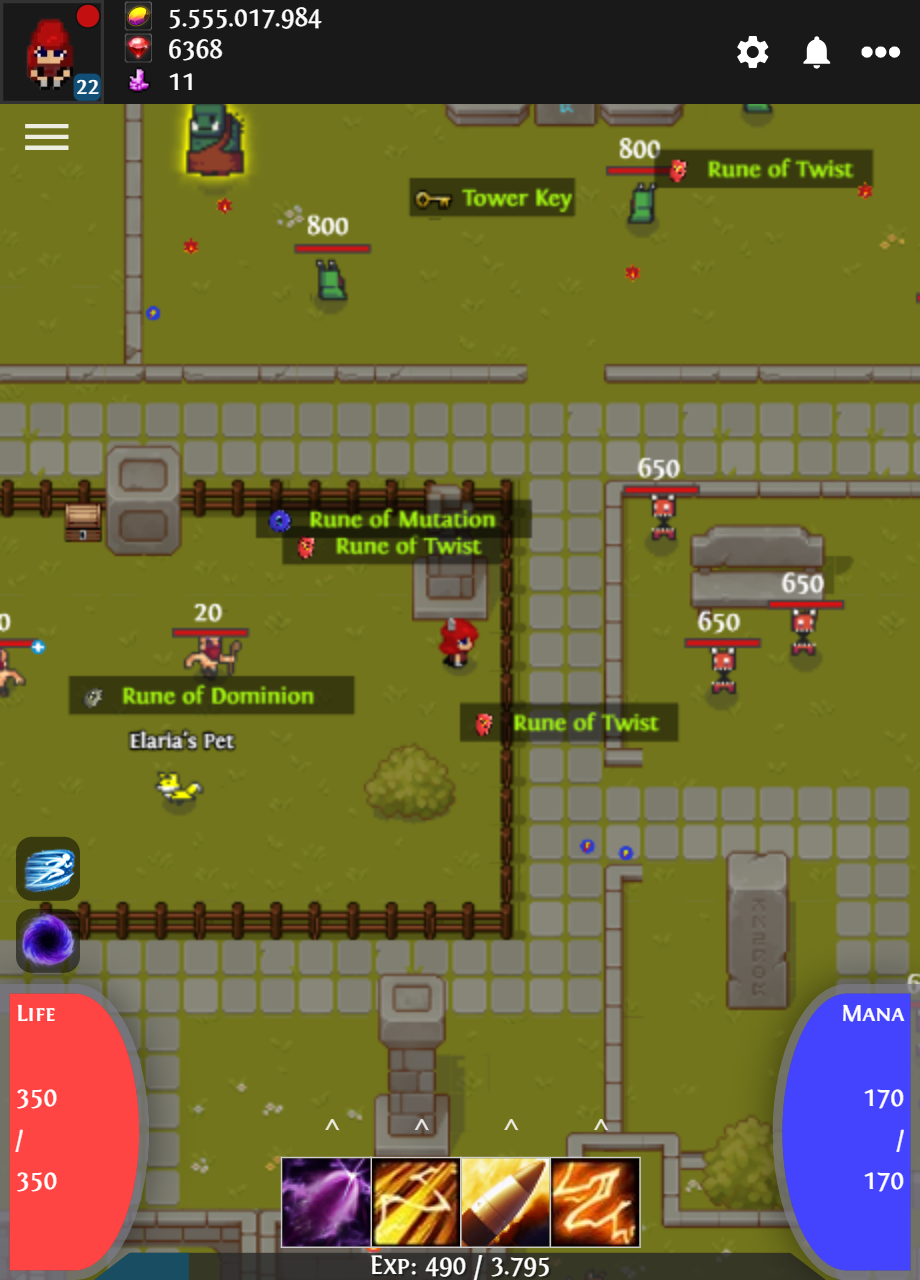 New material items feature from Zenith League in Pixel Exile