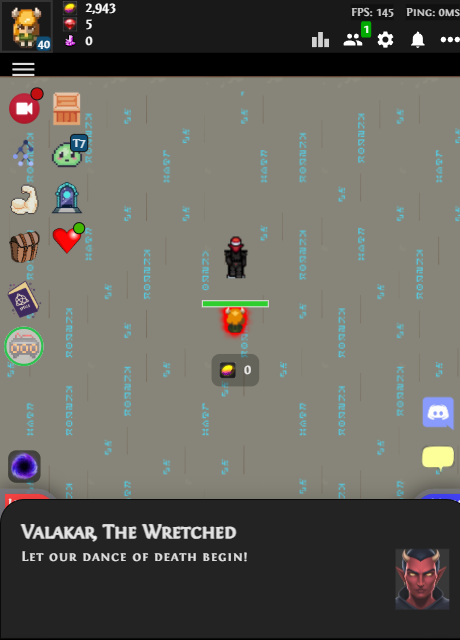 Bosses in Pixel Valkyrie