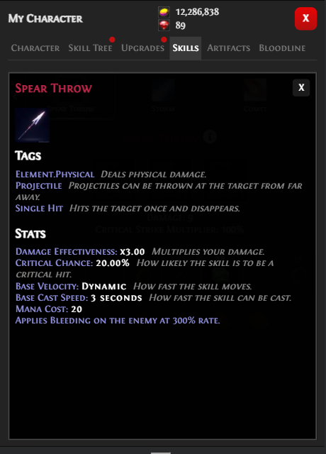 25+ Skills in Pixel Valkyrie