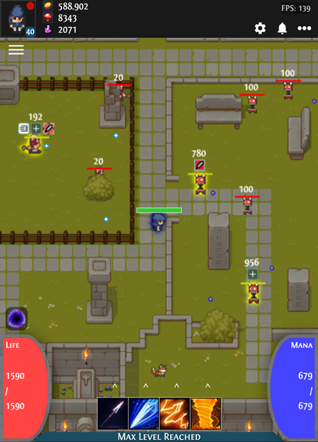 Rare Monster Modifiers feature from Monolith League in Pixel Valkyrie